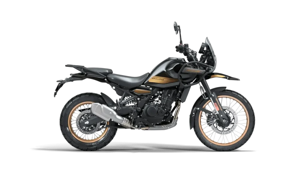 Royal Enfield Himalayan 450 Mana Black Edition: A Rugged Adventure Motorcycle With Premium Black Styling, Factory Fitted Touring Gear, And Powerful Performance